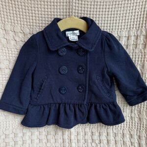 Ralph Lauren Navy Pea Coat for Kids